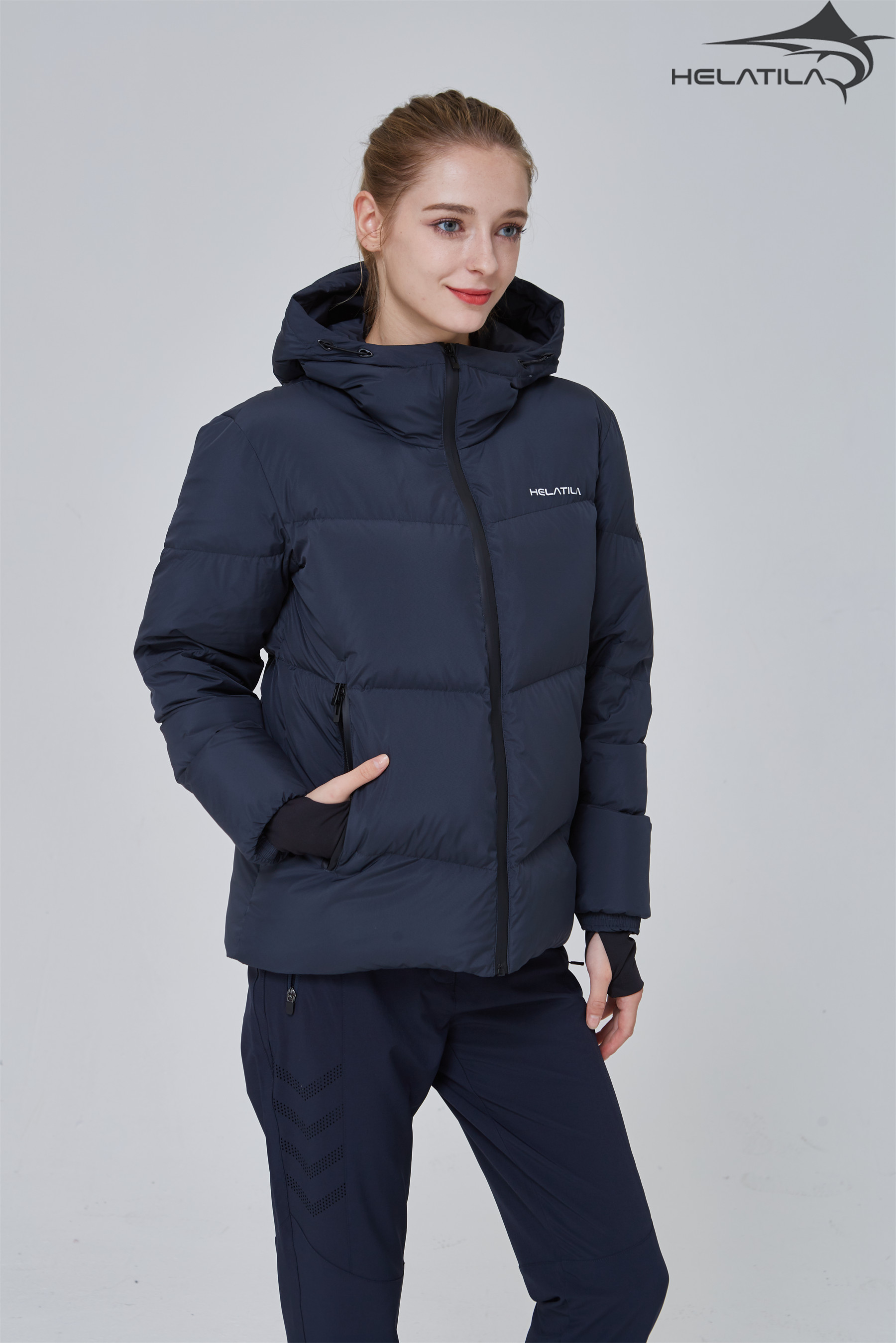 Helatila  women's short bread down jacket