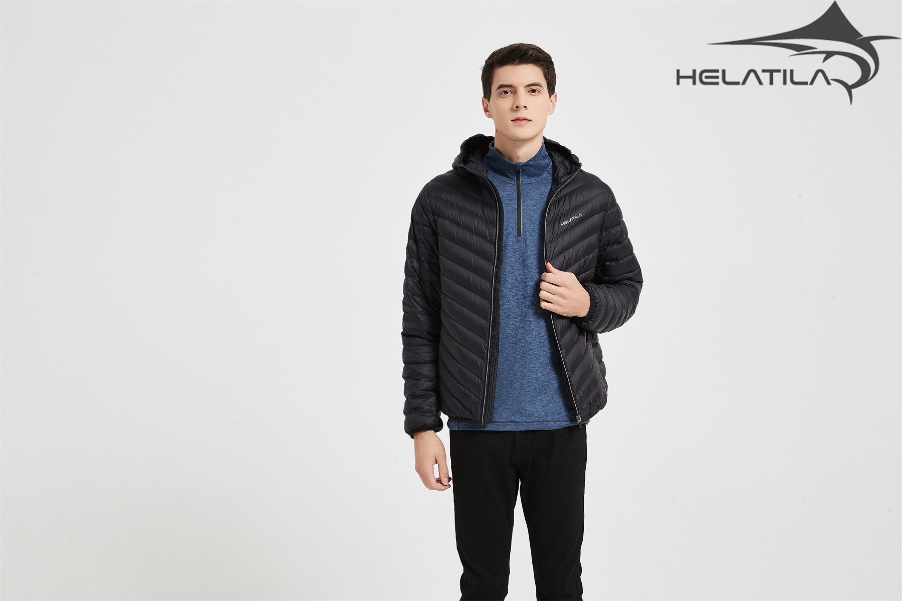 Helatila men's lightweight down jacket